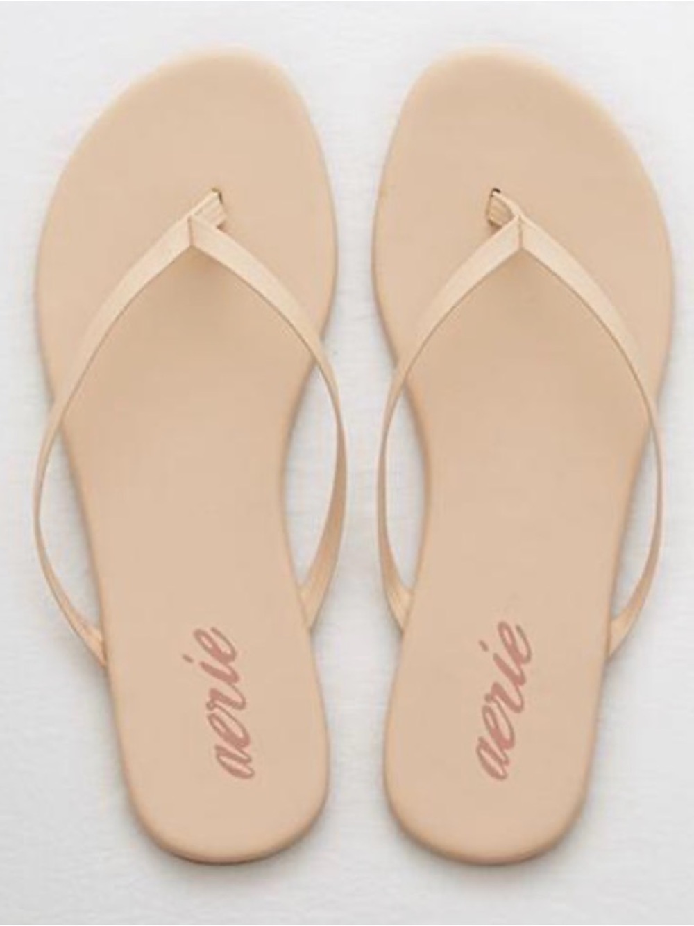 Aerie Nude Thin-Strap Flip Flop